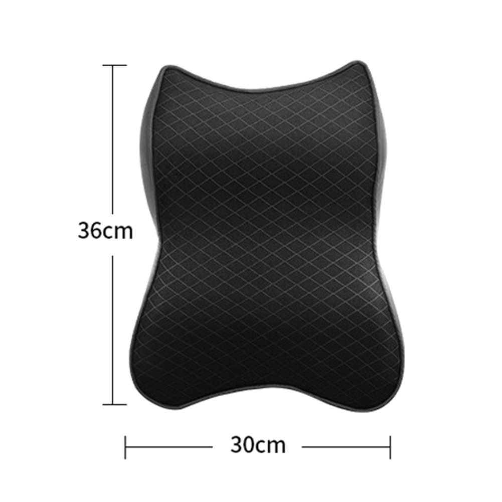Car Seat Headrest Neck Rest Cushion Memory Foam Car Neck Pillow Breathable Neck Support Cushion
