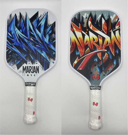 Marjan NYC Carbon Fiber Pickleball Paddle and Paddle Set