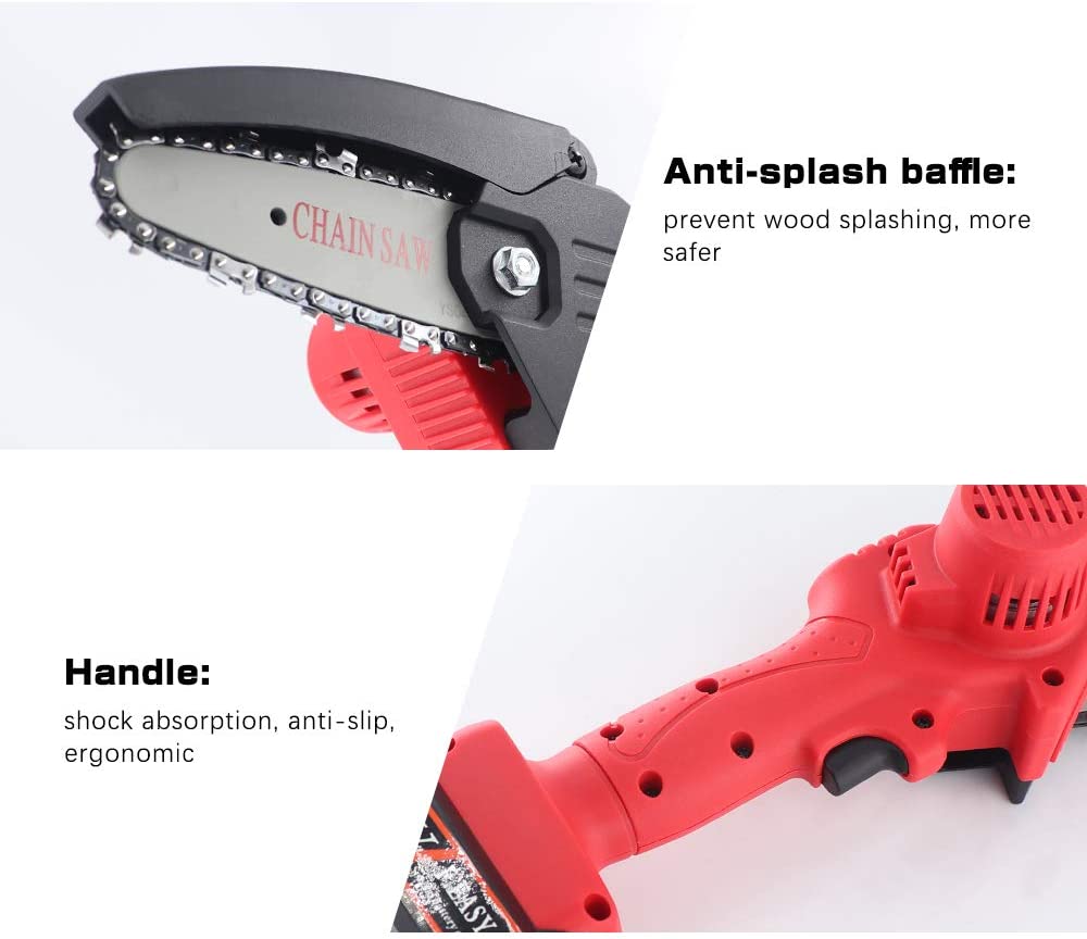 One Hand Electric 21V Chainsaw
