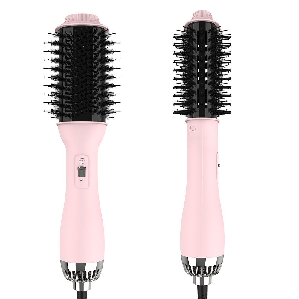 Marjan NYC 3 in 1 Hot Air Brush Hair Dryer Straightener Curler