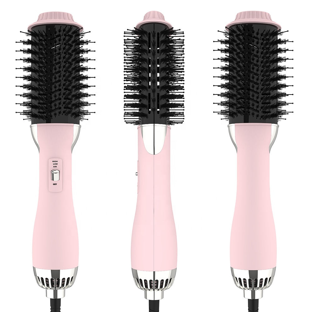 Marjan NYC 3 in 1 Hot Air Brush Hair Dryer Straightener Curler