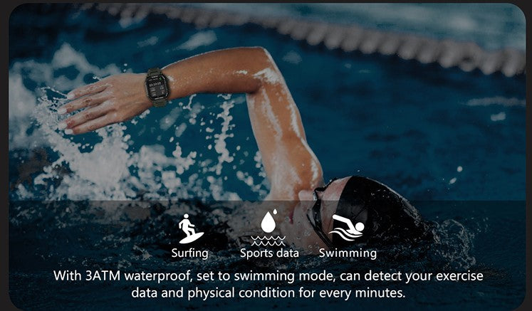 Marjan AQUA 2 1.7 Inch 3ATM Waterproof Outdoor Sports Watch