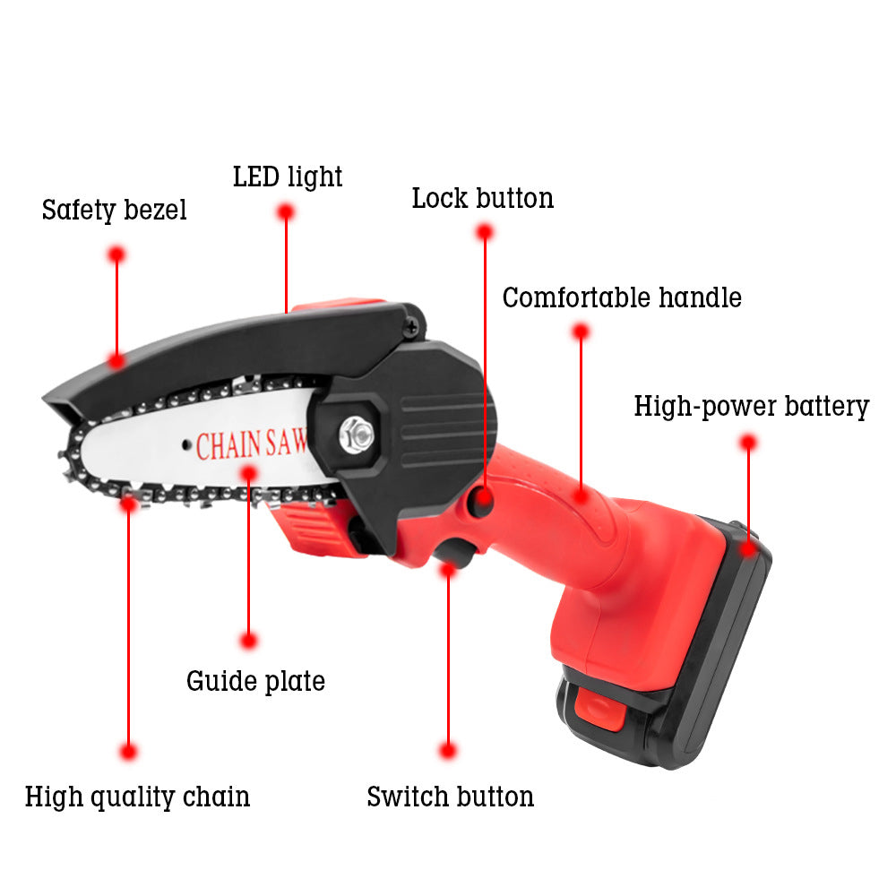 One Hand Electric 21V Chainsaw
