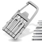 13 in 1 stainless steel folding keychain multitools bike tools EDC with screwdriver, wrench, compact pocket tools