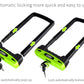 ETOOK Heavy Duty D-lock Bicycle U Shape Locks Strong Bike Scooter Lock