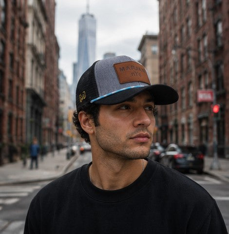 Marjan NYC Classic Mesh Flat-Brim Trucker Hat – Urban Outdoor Edition