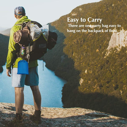 Lightweight Parachute Nylon portable Hammock with tree ropes and carabiner