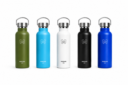 MARJAN 25oz Insulated Stainless Steel Water Bottle