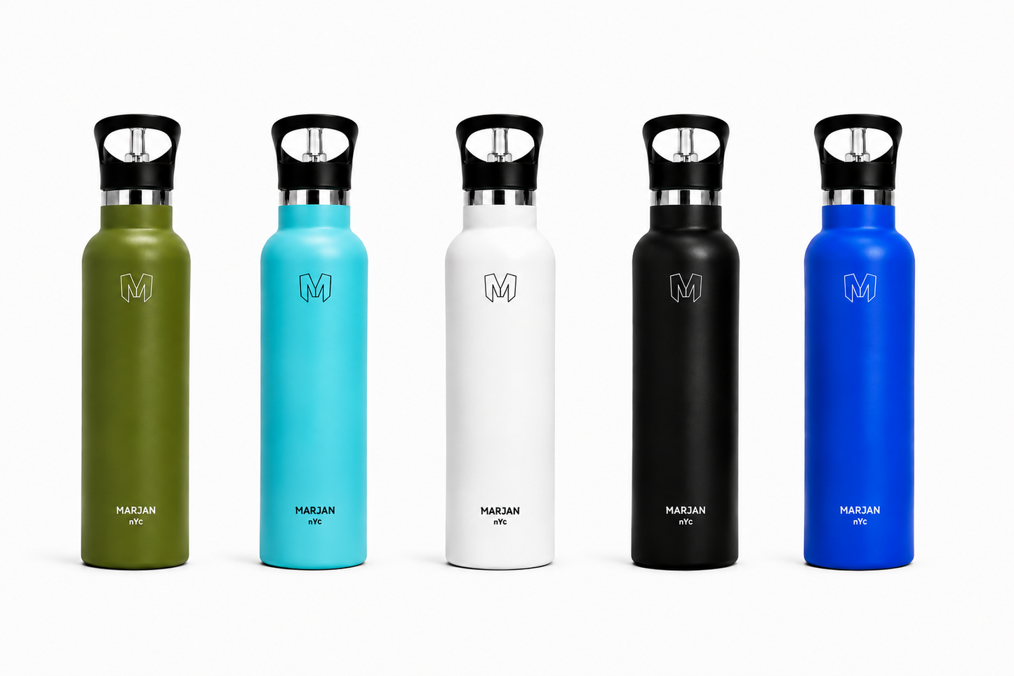 MARJAN 25oz Insulated Stainless Steel Water Bottle