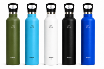 MARJAN 34oz Insulated Stainless Steel Water Bottle