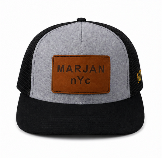 Marjan NYC Classic Mesh Flat-Brim Trucker Hat – Urban Outdoor Edition