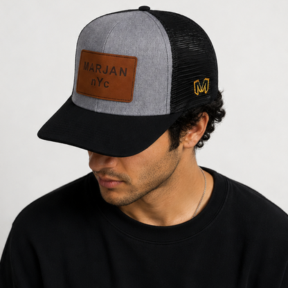 Marjan NYC Classic Mesh Flat-Brim Trucker Hat – Urban Outdoor Edition