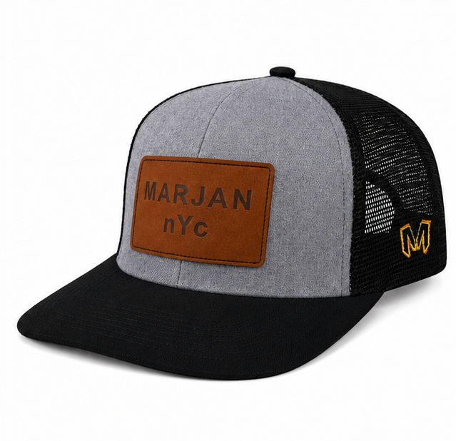 Marjan NYC Classic Mesh Flat-Brim Trucker Hat – Urban Outdoor Edition