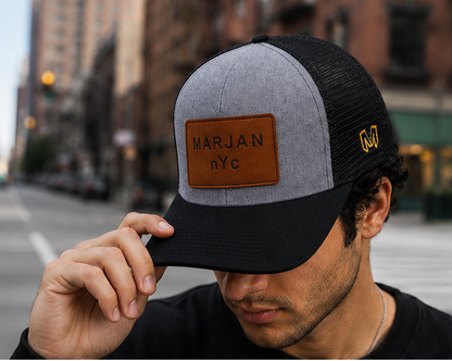 Marjan NYC Classic Mesh Flat-Brim Trucker Hat – Urban Outdoor Edition