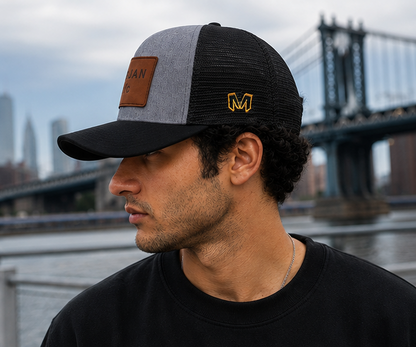 Marjan NYC Classic Mesh Flat-Brim Trucker Hat – Urban Outdoor Edition