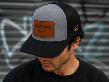 Marjan NYC Classic Mesh Flat-Brim Trucker Hat – Urban Outdoor Edition