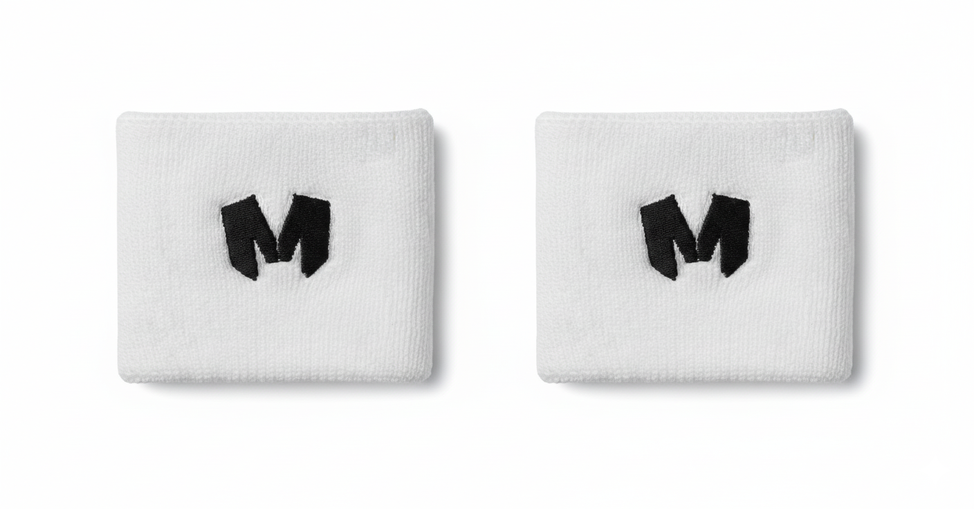 Marjan Performance Wristbands (2-Pack) – Sweat-Absorbing Sports Wrist Bands