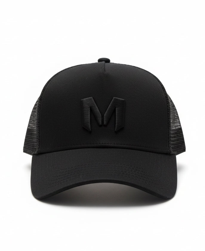 Marjan NYC 3D Puff Embroidery Mesh Trucker Hat