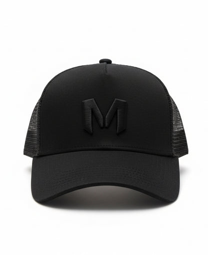 Marjan NYC 3D Puff Embroidery Mesh Trucker Hat