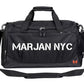 Marjan NYC Outdoor Wear-resistant Removable Hook Canvas Sport and Gym Bag