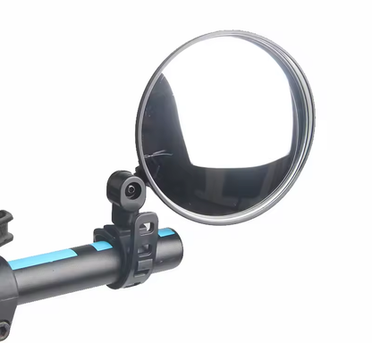 360 Rotatable Bar Silicone Handle Rearview Mirror for Handlebar Mount (2 sets)
