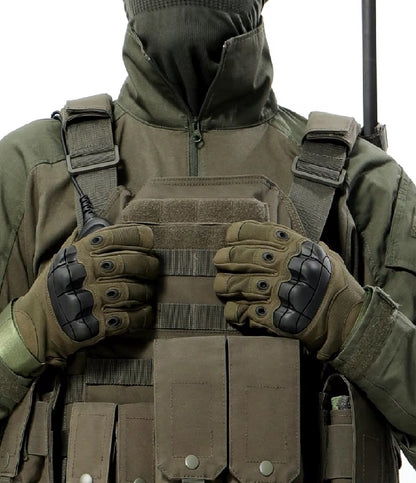 Multi-Purpose Tactical Gloves - Hard Knuckle & Shield Palm for Hunting, Hiking, Climbing