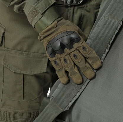Multi-Purpose Tactical Gloves - Hard Knuckle & Shield Palm for Hunting, Hiking, Climbing