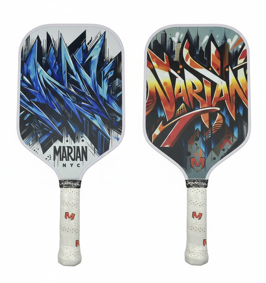 Marjan NYC Carbon Fiber Pickleball Paddle and Paddle Set