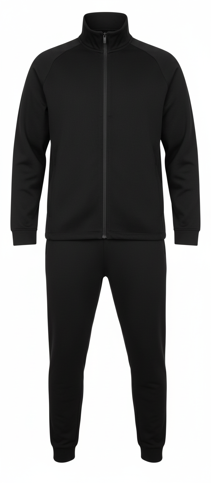Black Jogger Jacket - Product Only