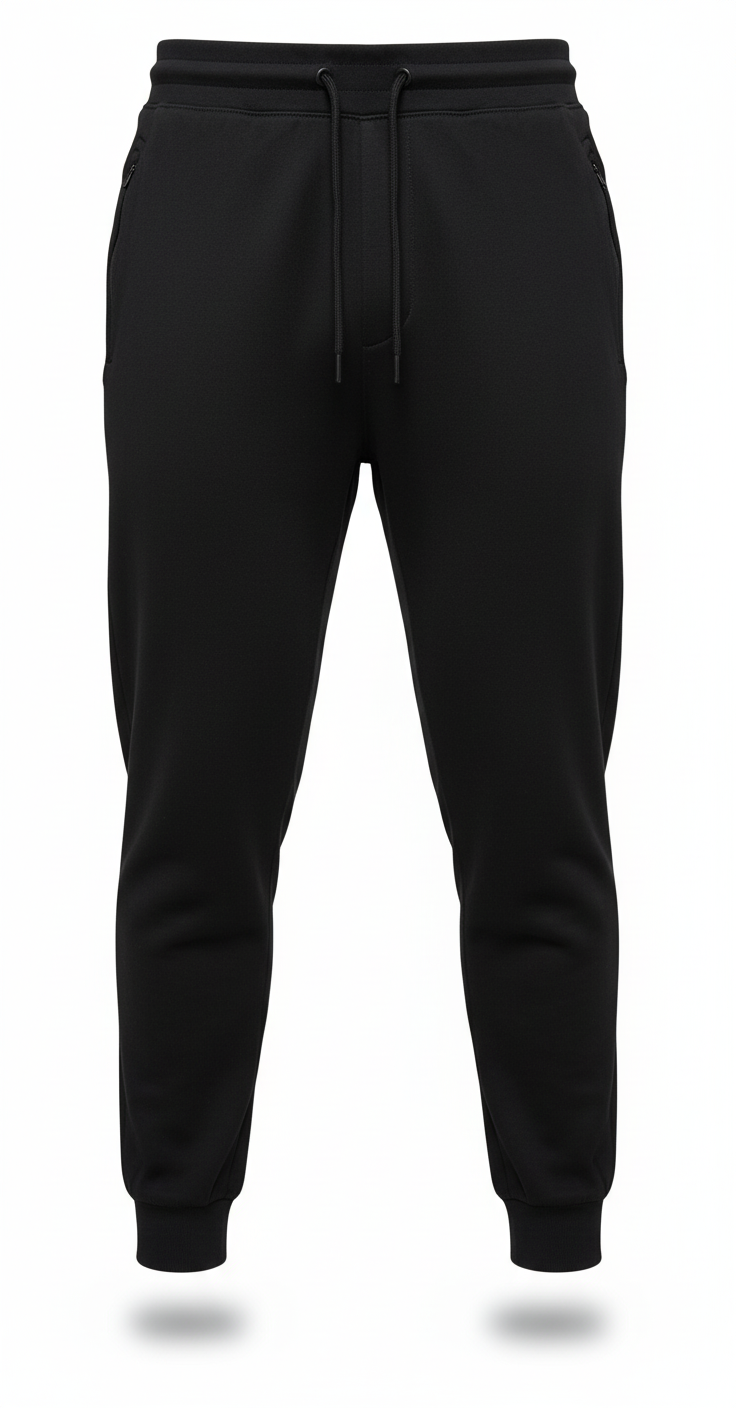 Black Jogger Pants - Product Only