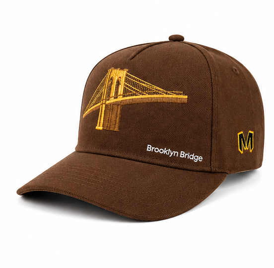 Marjan NYC Iconic U.S. Bridges Series - New York Brooklyn Bridge Twill-back Hat