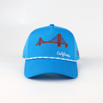 Marjan NYC Iconic U.S. Bridges Series - California Golden Bridge Trucker Hat