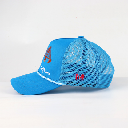 Marjan NYC Iconic U.S. Bridges Series - California Golden Bridge Trucker Hat