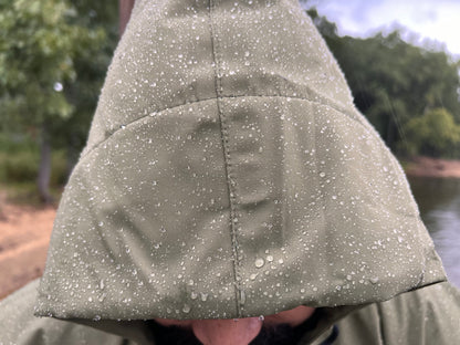 Military Poncho with Storage Pocket - 10,000mm Waterproof Nylon Shelter for Tactical & Survival
