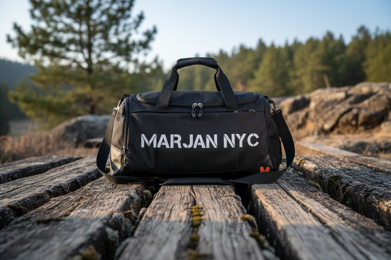 Marjan Duffel Bag Banner - Centered