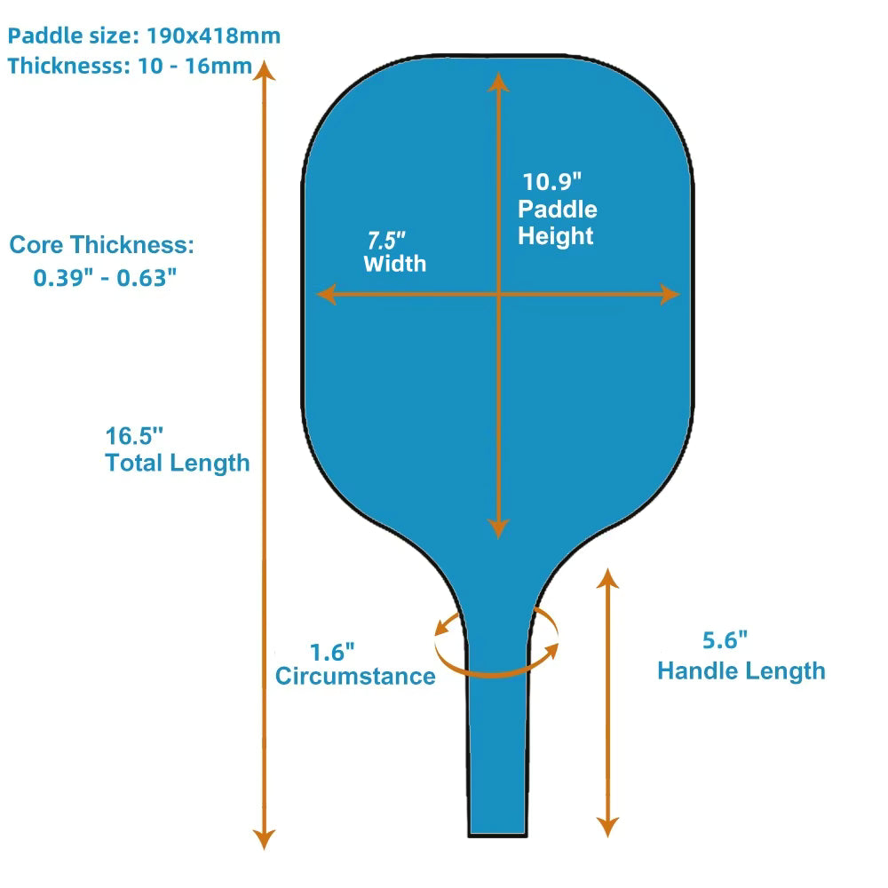Marjan Carbon Fiber Pickleball Paddle and Paddle Set – Precision, Power & Control