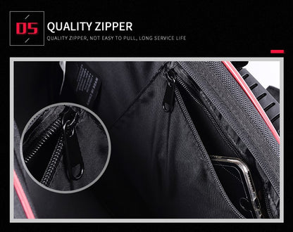 Hard-shell Geometric Helmet Waterproof Tail Bag Motorcycle Side Saddlebag For Riding