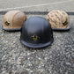 Marjan NYC Classic ABS Retro Vintage Leather German Style Half Face Helmet