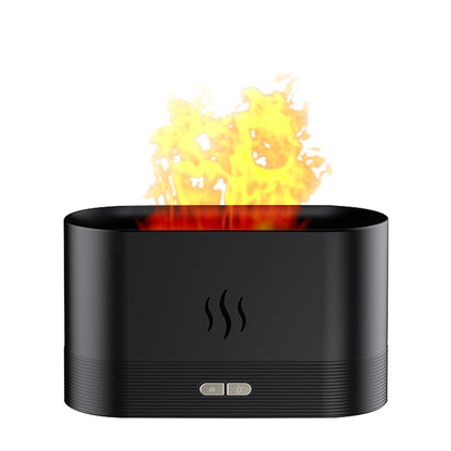 180ml Essential Oil Diffuser with Simulated Flame Effect