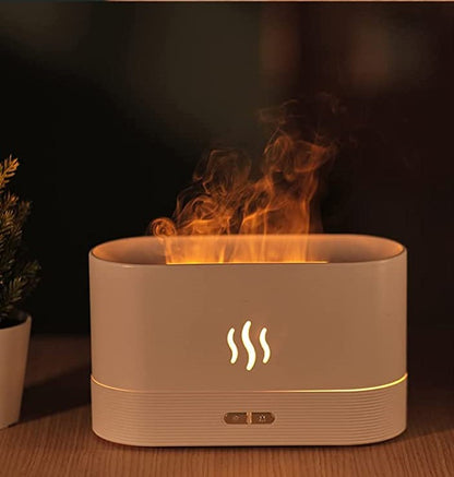 180ml Essential Oil Diffuser with Simulated Flame Effect