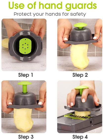 5-in-1 Vegetable Slicer | Vegetable Spiralizer & Chopper Tool