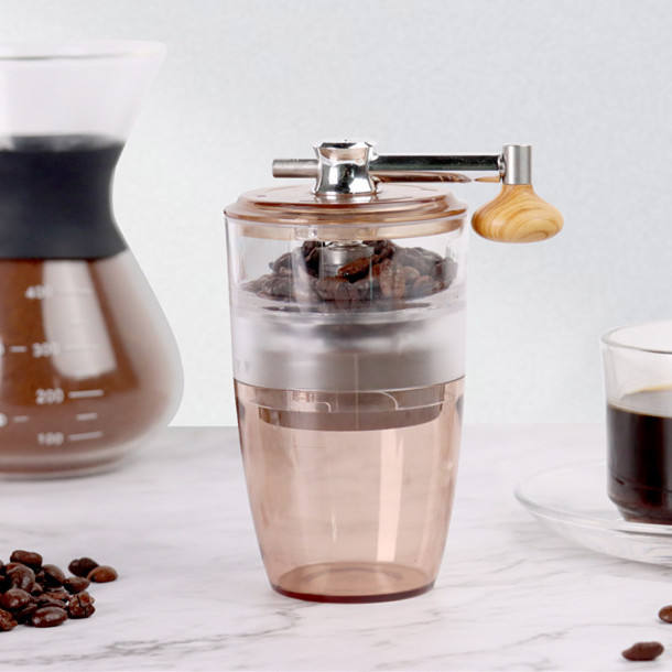 Portable Coffee Grinder, Electric and Manual 2-in-1 Café Grind with 5 Precise Grind Settings