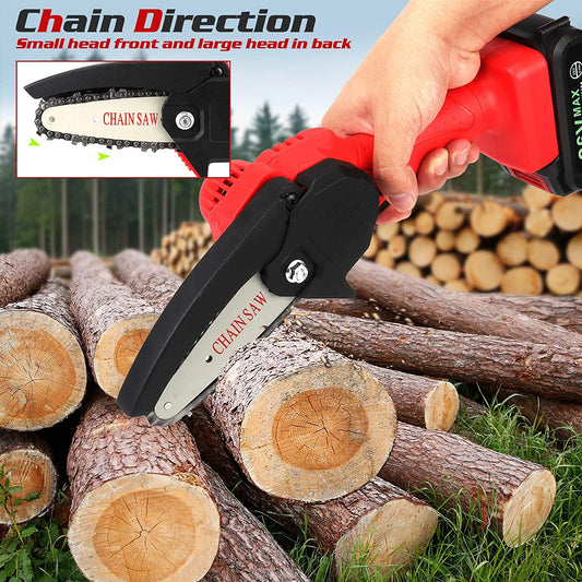 One Hand Electric 21V Chainsaw
