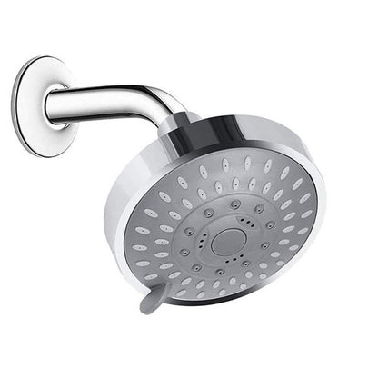 5 Modes 4 Inch High Pressure ABS Chrome Plated Round Rainfall Shower Head