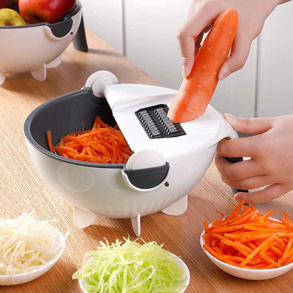 Vegetable cutter Vegetable Chopper Manual Rotary Vegetable Slicer
