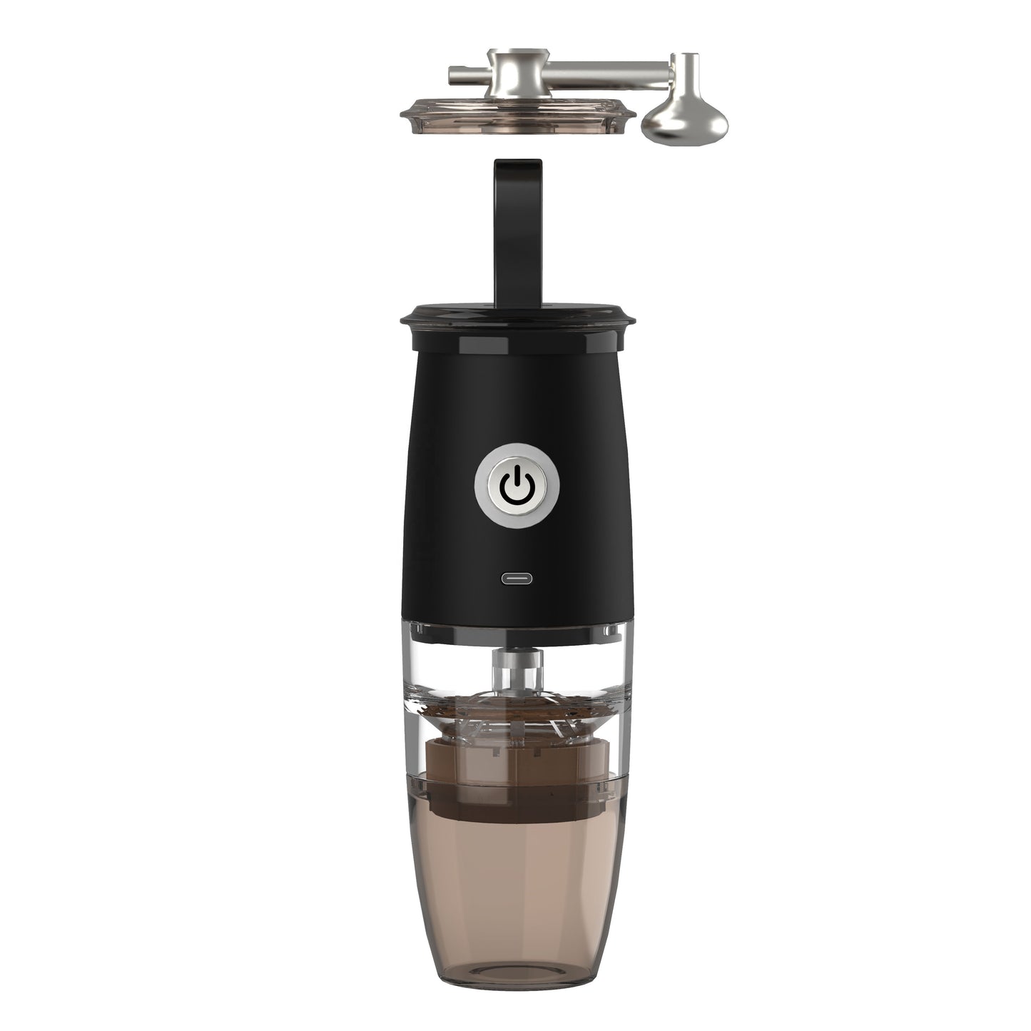 Portable Coffee Grinder, Electric and Manual 2-in-1 Café Grind with 5 Precise Grind Settings