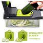 Vegetable and Fruit Slicer Chopper Spiralizer Cutter Cooking Tool