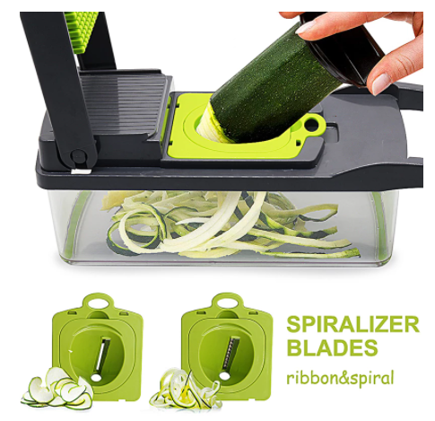 Vegetable and Fruit Slicer Chopper Spiralizer Cutter Cooking Tool