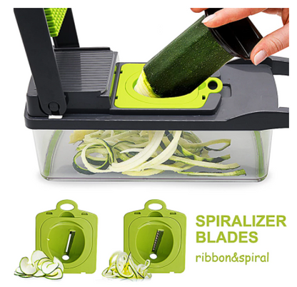 5-in-1 Vegetable Slicer | Vegetable Spiralizer & Chopper Tool