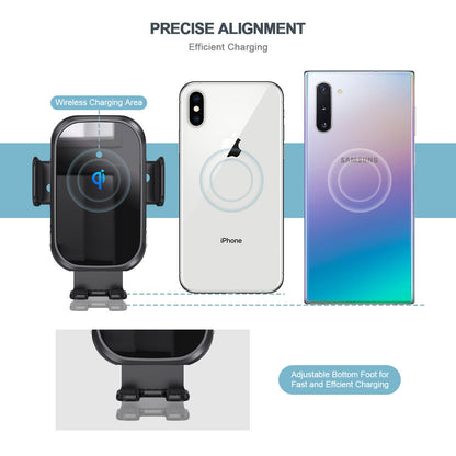 AutoGrip 15W Qi Wireless Car Charger